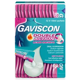 Gaviscon Double Action Sachets